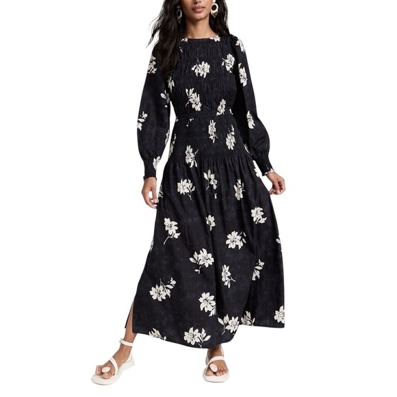 APIECE APART Tuva Floral Long Sleeve Maxi Dress - Picture 1 of 10